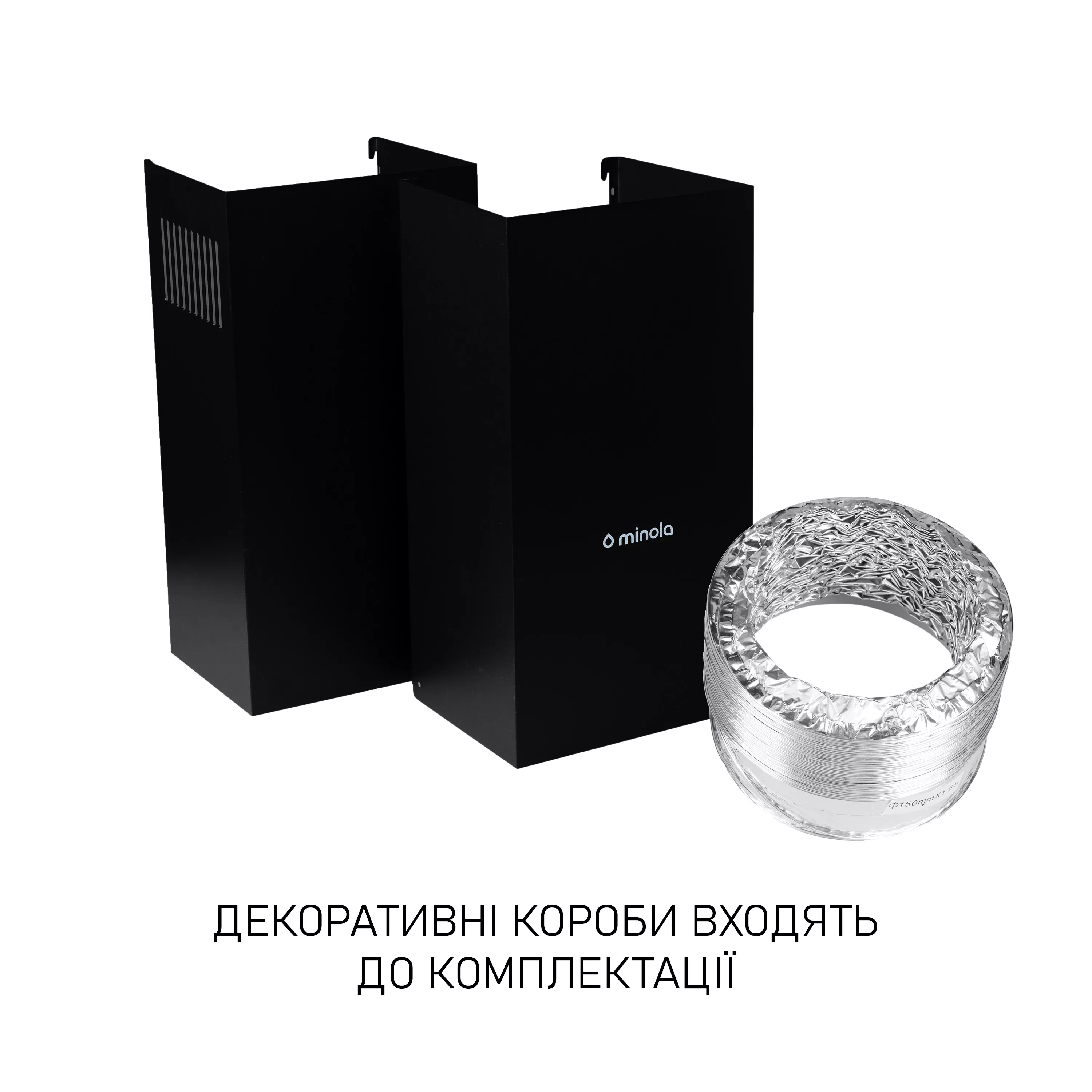 ➤Купить вытяжку декоративную наклонную Minola HVS 6612 BL 1000
